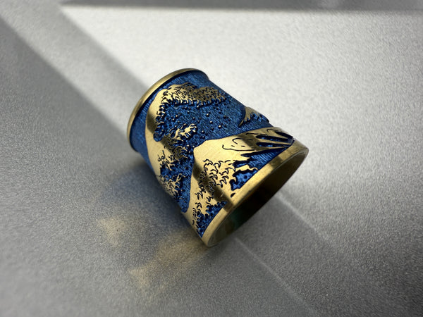 Sasquach Ferrules Japan Wave Mountain Blue | Brass Ferrules