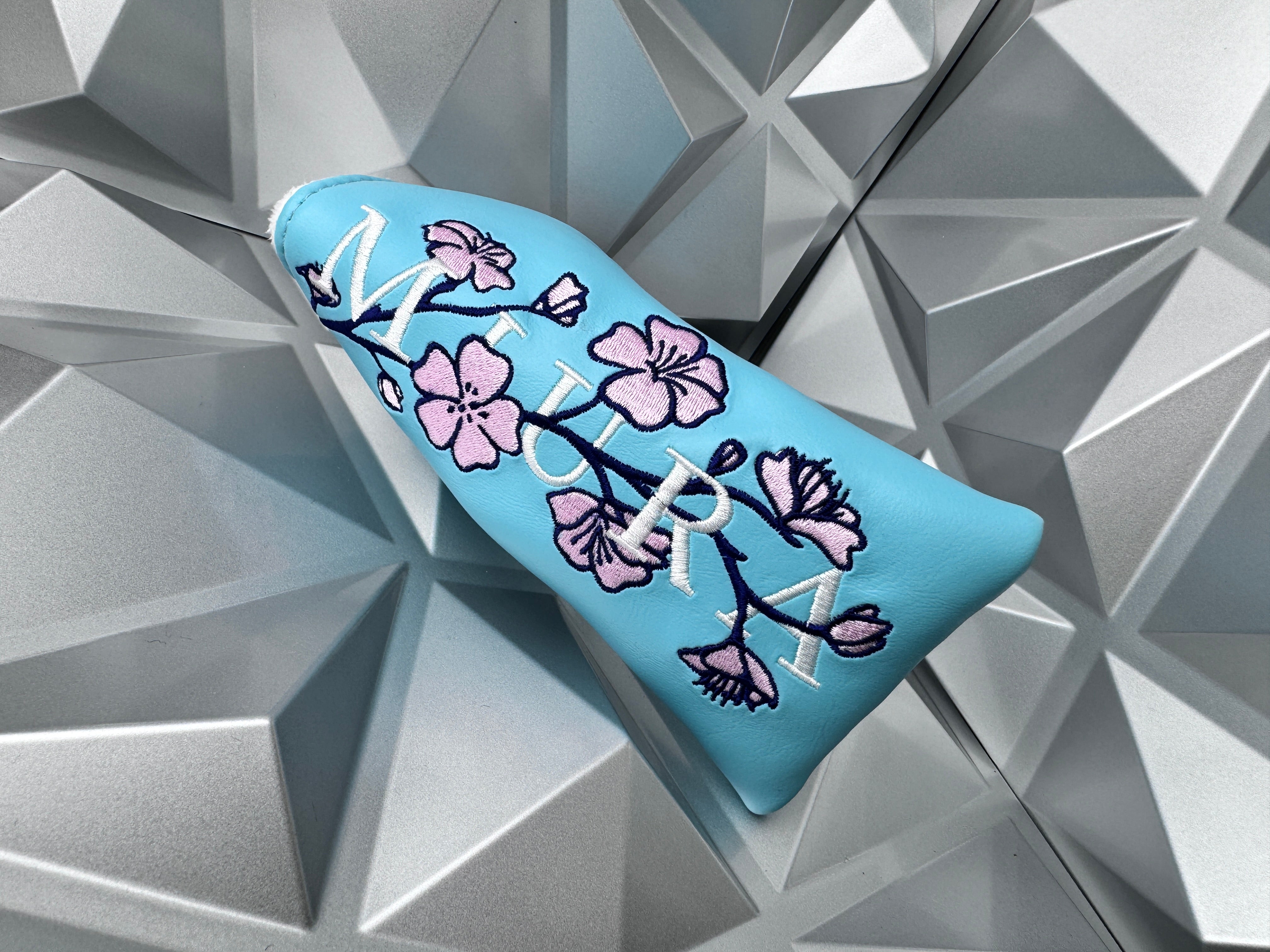 Miura Golf Hanami Putter Cover Sky Blue