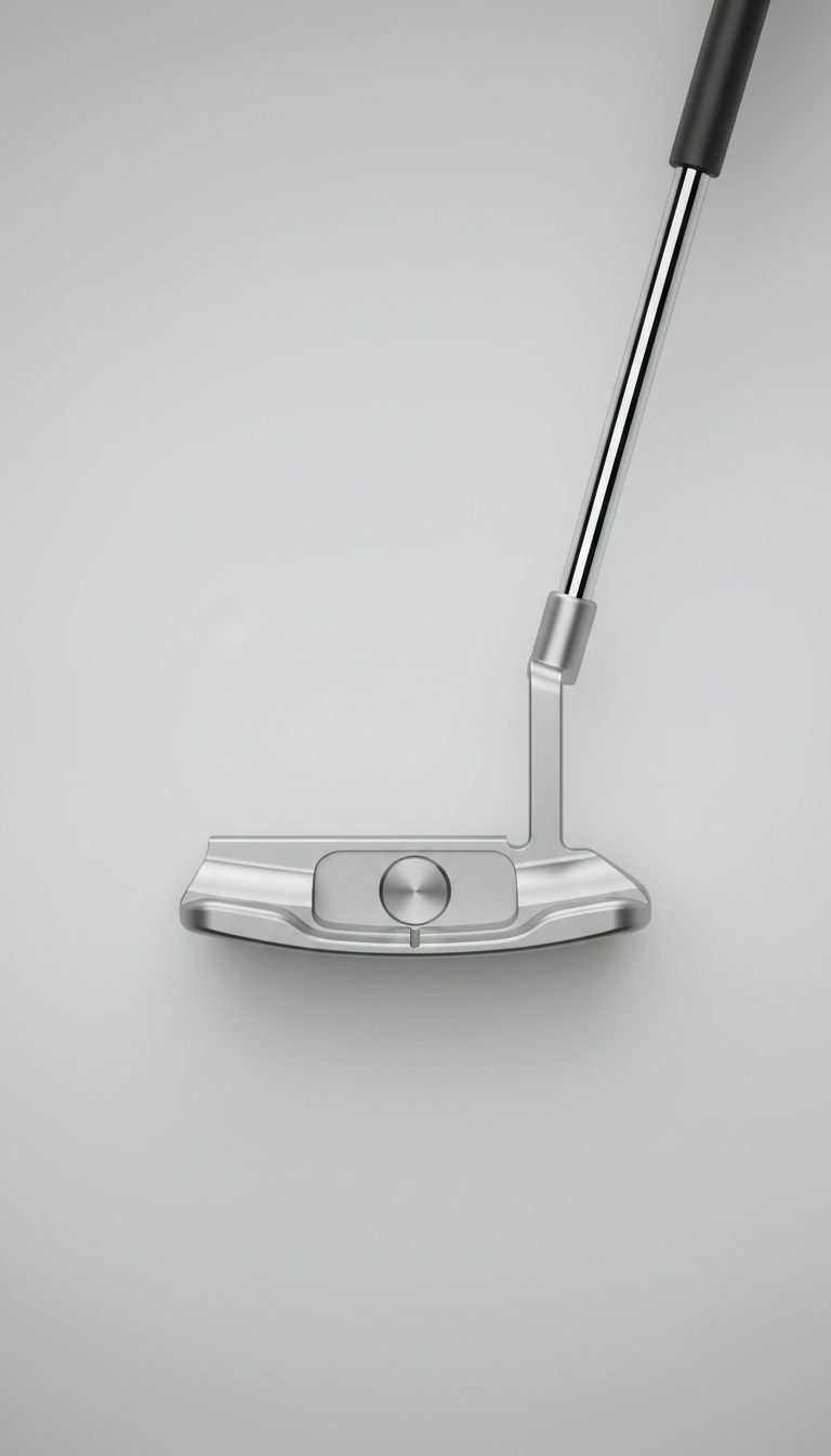 Carbon Steel Putter With Milled Face