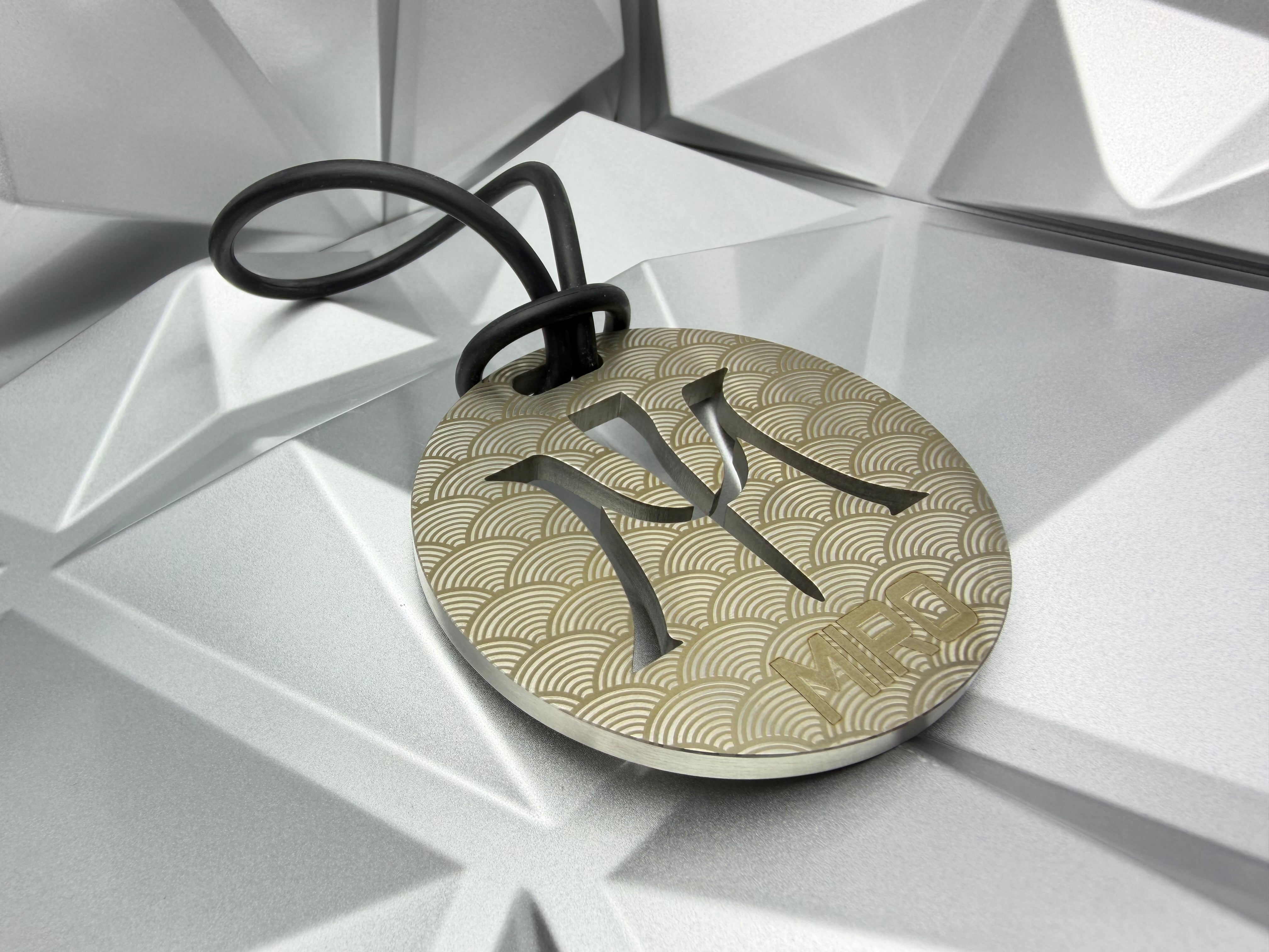 Miura Golf Bag Tag Art