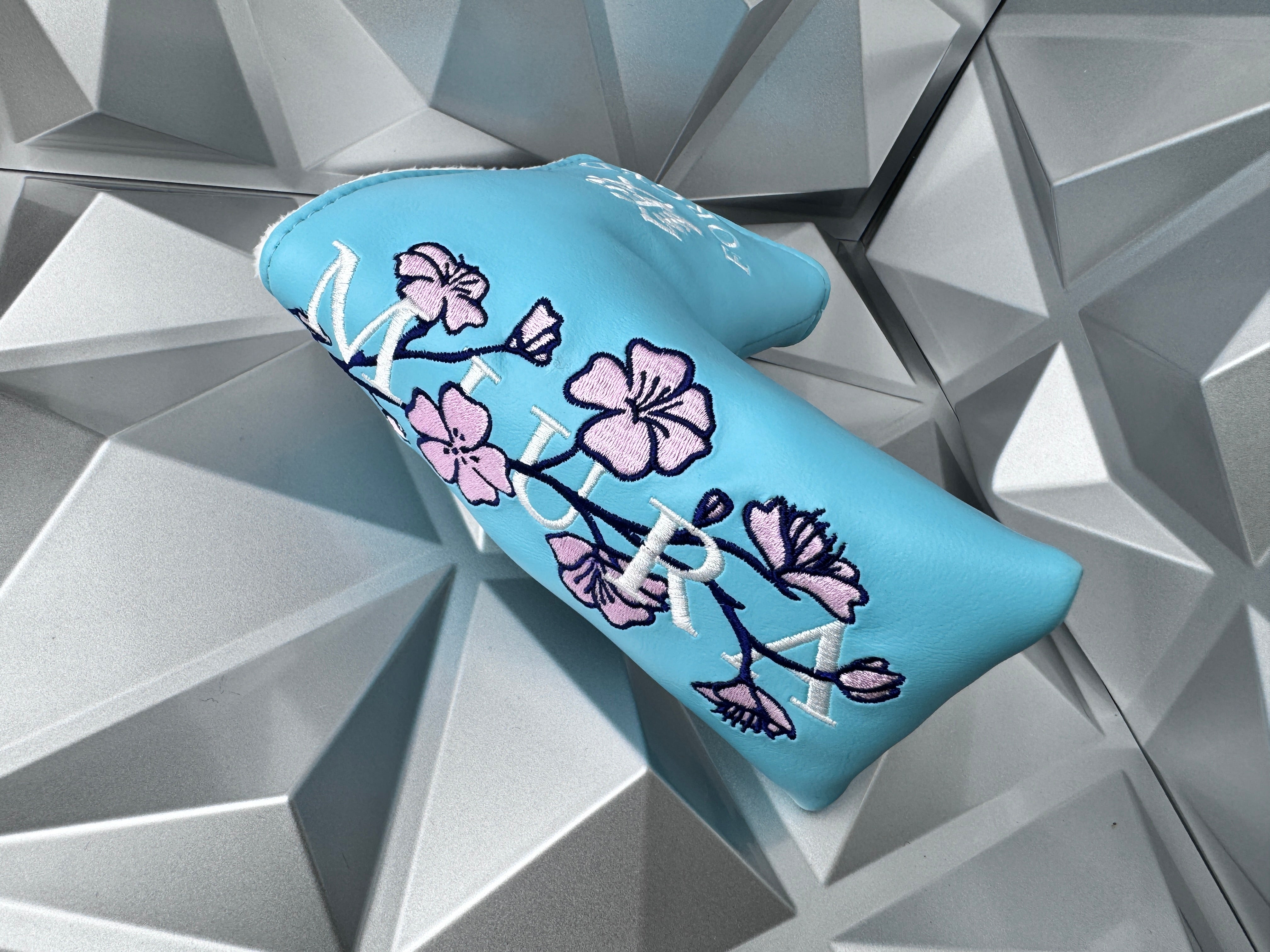 Miura Golf Hanami Putter Cover Sky Blue