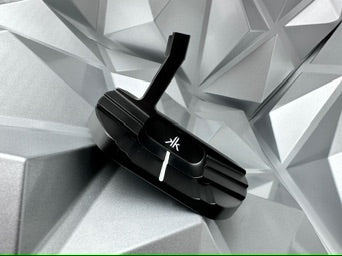 KYOEI Golf Putter Blade in Plumbers Neck - Black DLC