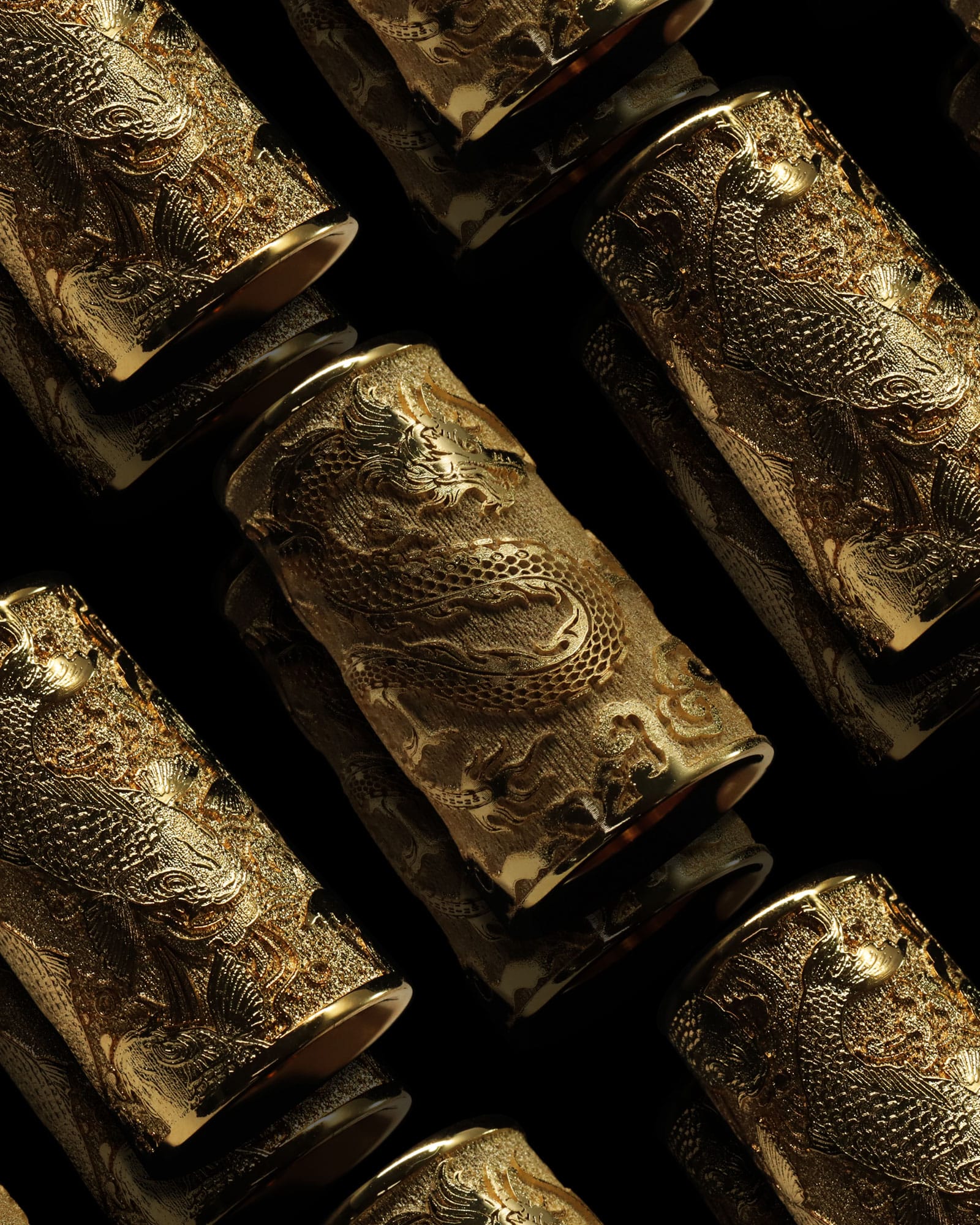 Sasquach Ferrules Dragon Gold Series