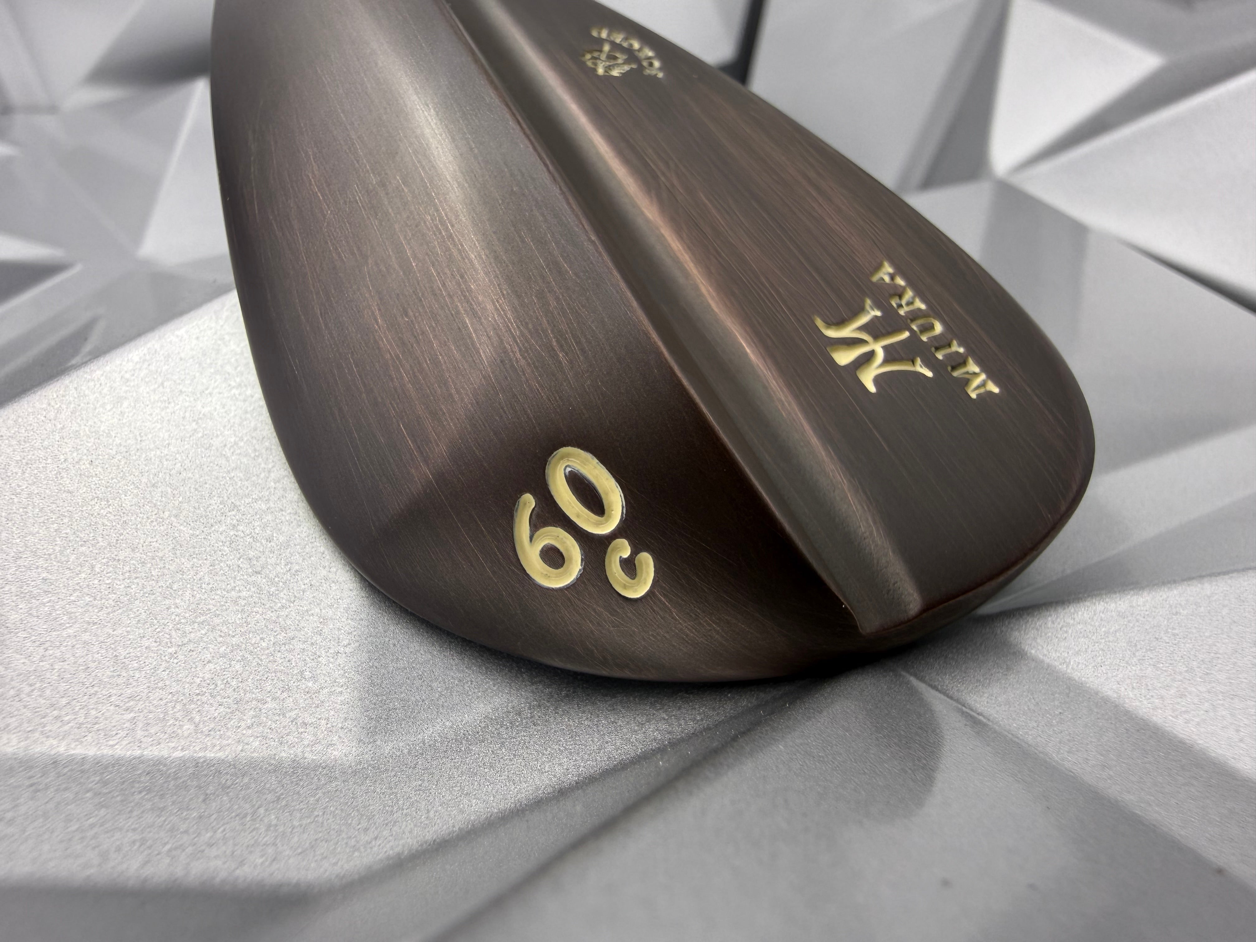 Miura Golf Wedge C Grind in Double Black Copper