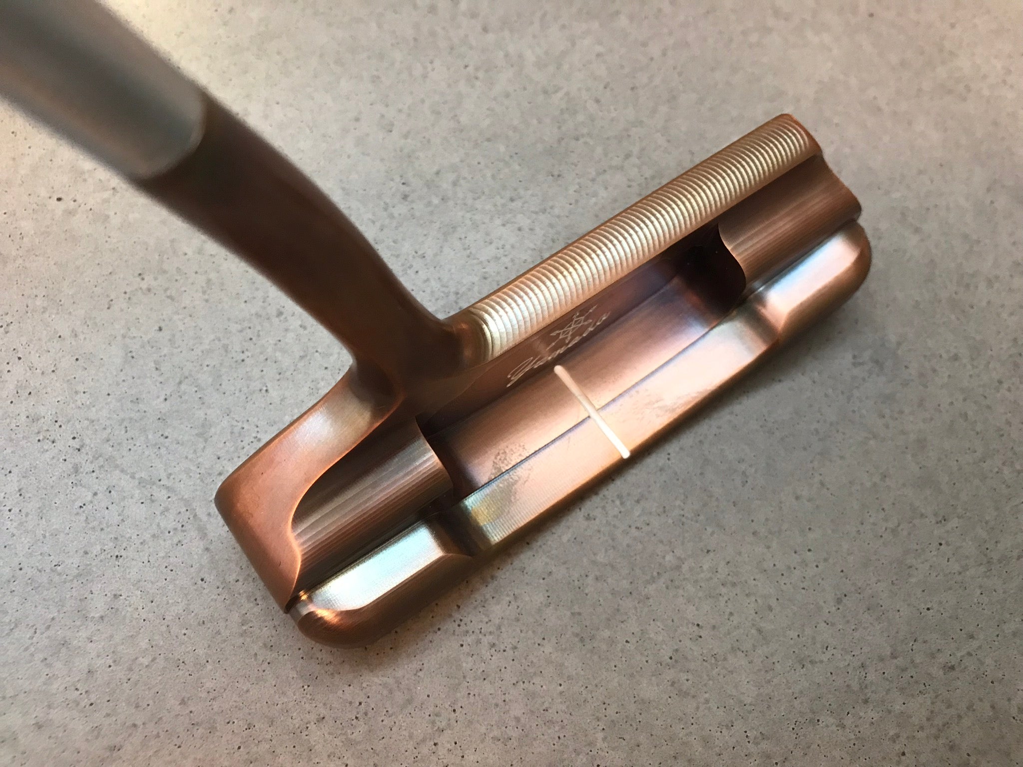 Yamada Kamakura Burnt Copper Handmade Putter Limited 34 Inches