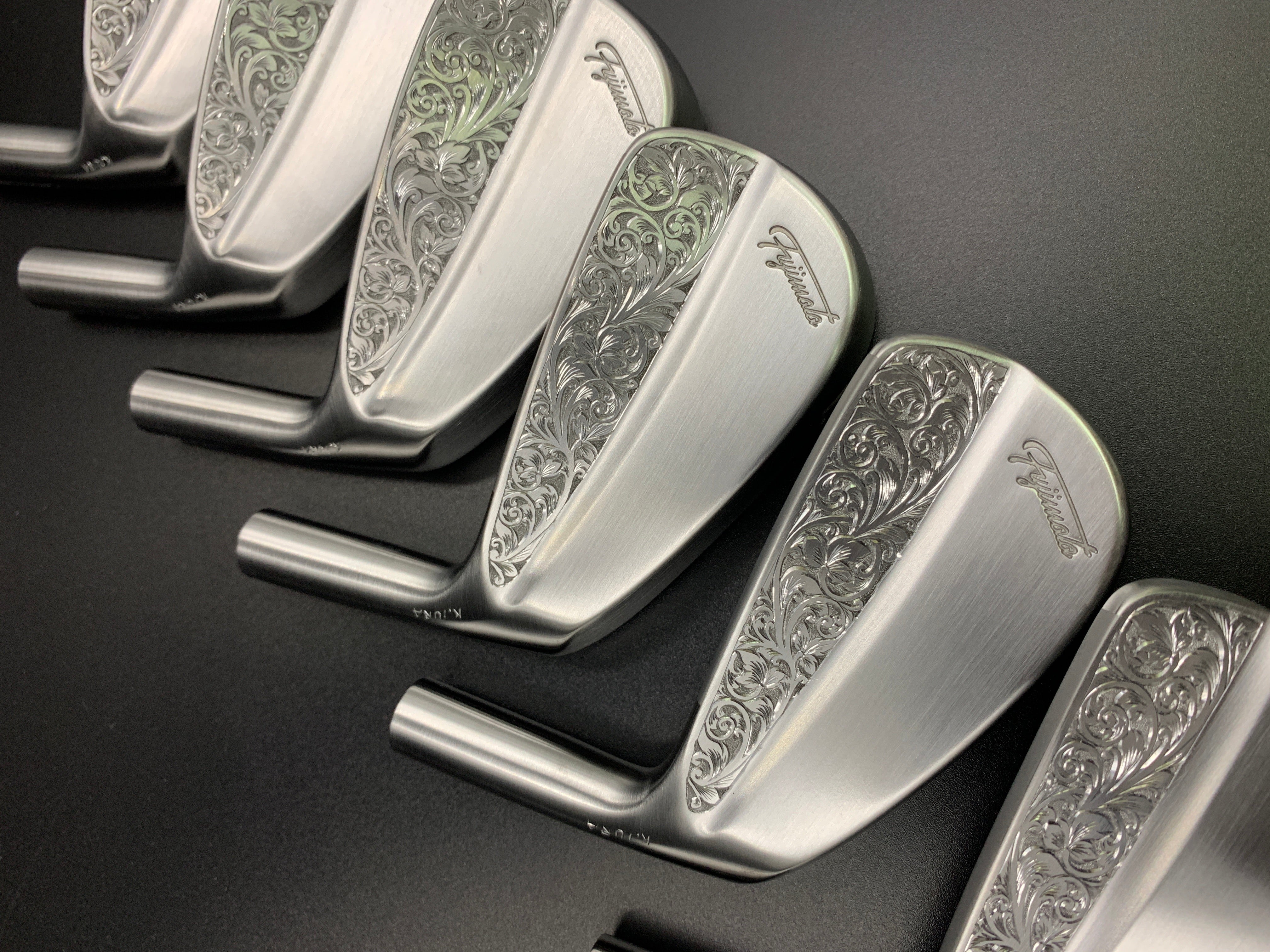 Fujimoto Golf Iron Handcrafted Hand Engraved Iura Irons