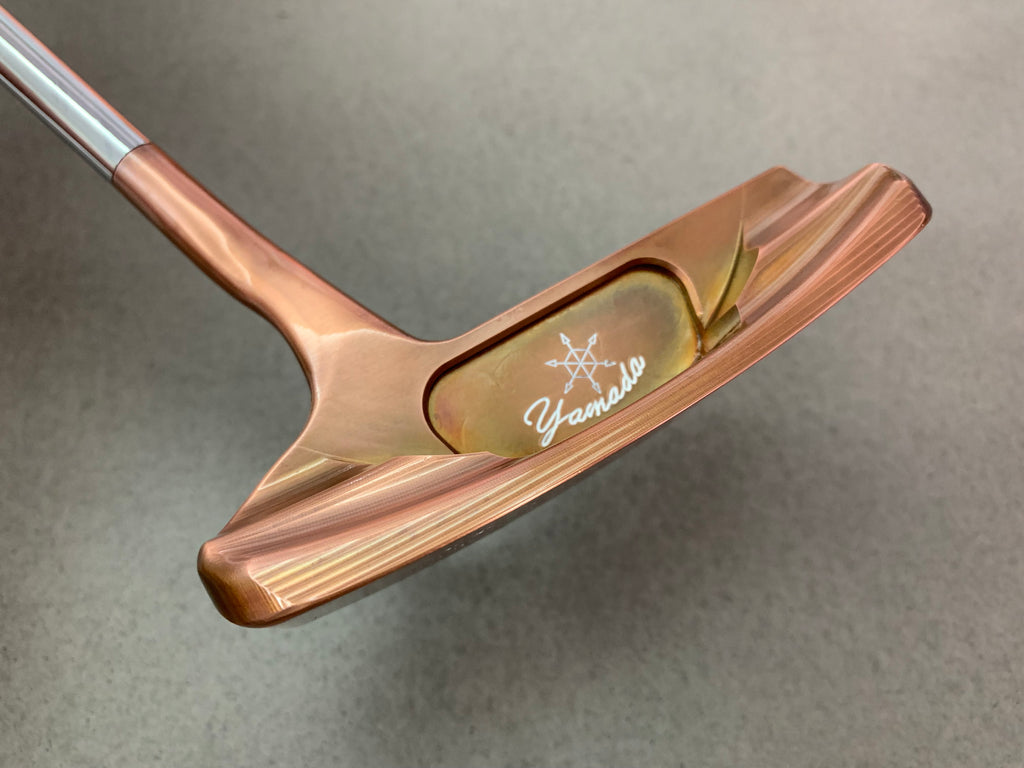 Yamada Golf Samurai Burnt Copper Handmade Putter Shafted - torque golf