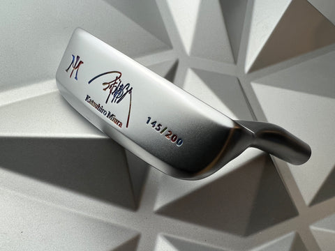 Miura Golf KM-008 #145 Katsuhiro Edition Chromatic Limited White Chrome Putter 1 of 200