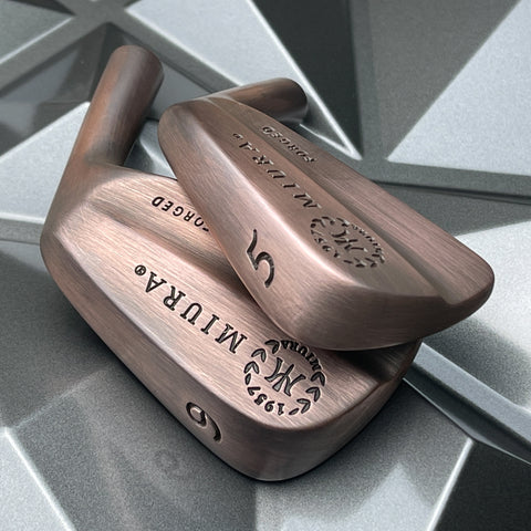 Miura Golf Irons Series 1957 Baby Blades Brushed as s Black Copper