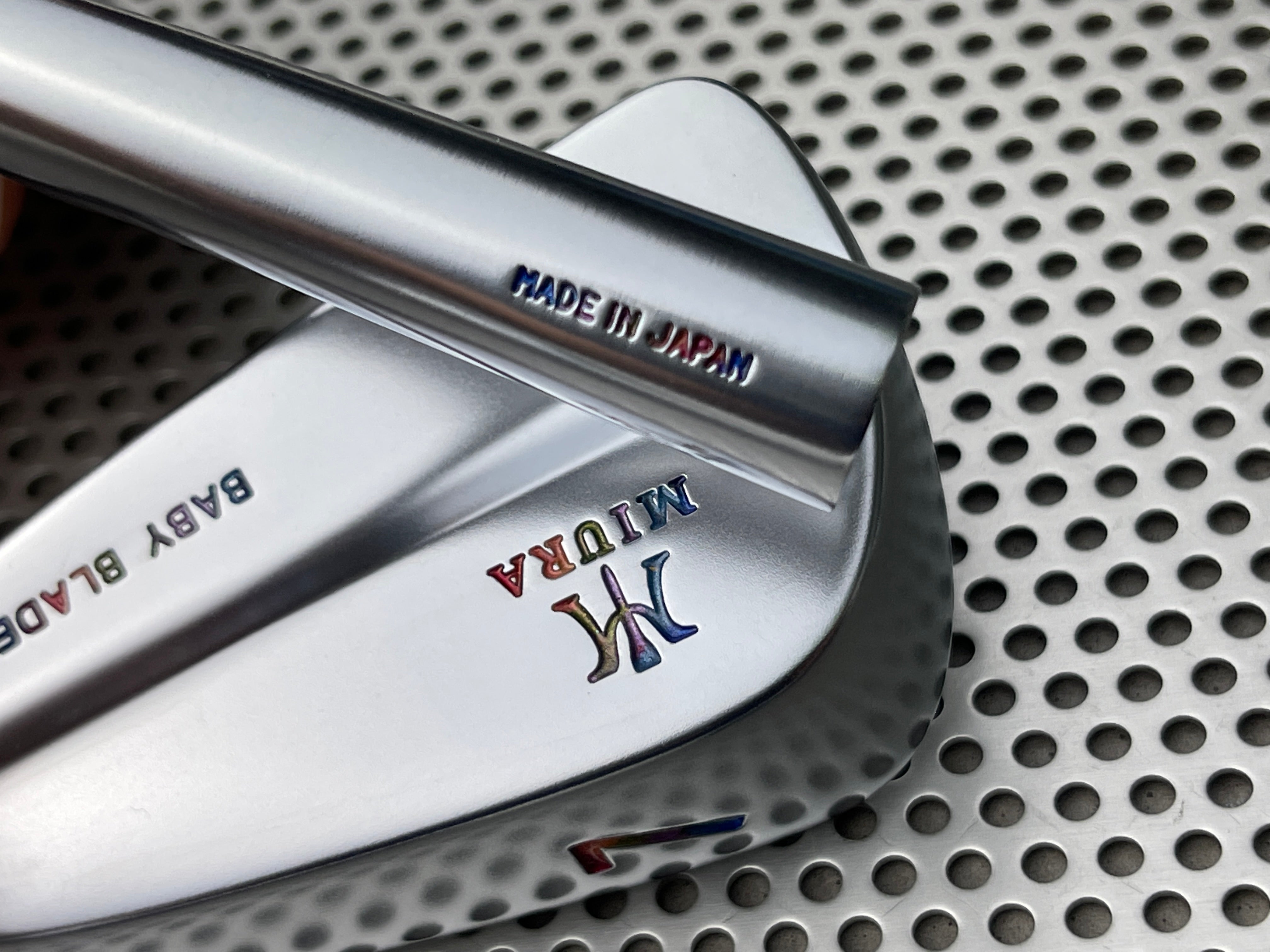 Miura Golf Irons Baby Blades 2.0 Chromatic Paint Fill