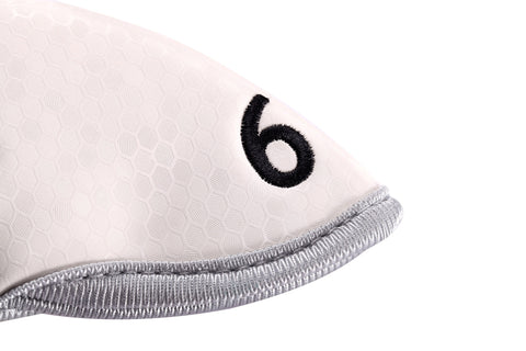 Miura Golf 2017 Magnetic Iron Headcover White Magnet Honeycomb - torque golf