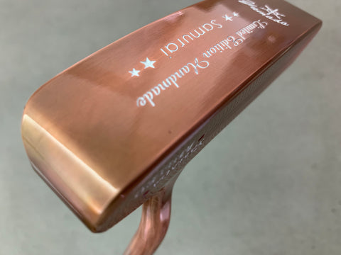 Yamada Golf Samurai Burnt Copper Handmade Putter Shafted - torque golf