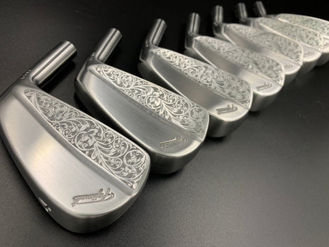 Fujimoto Golf Irons Handcrafted Hand Engraved Iura Irons - torque golf