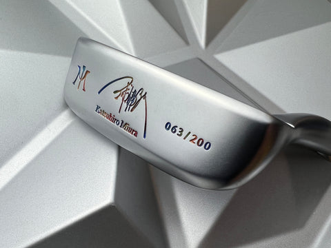 Miura Golf KM-008 #063 Katsuhiro Edition Chromatic Limited White Chrome Putter 1 of 200