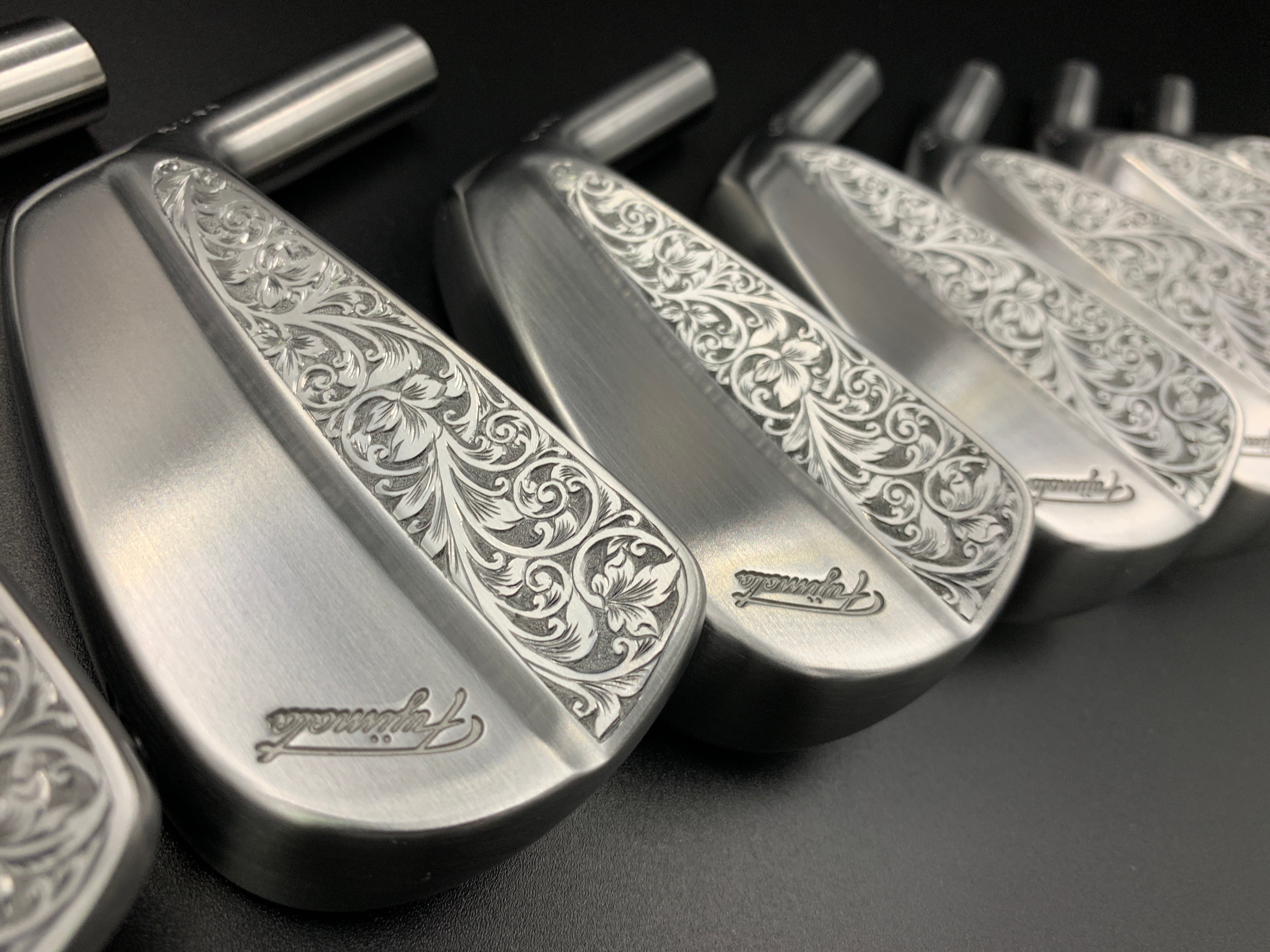 Fujimoto Golf Iron Handcrafted Hand Engraved Iura Irons