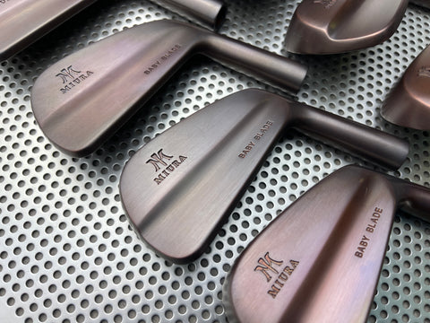 Miura Golf Irons Baby Blades Chromatic Paint Fill – torquegolf