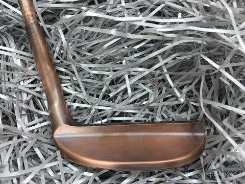 Yamada Golf Razor Burnt Copper Handmade Putter Head Only