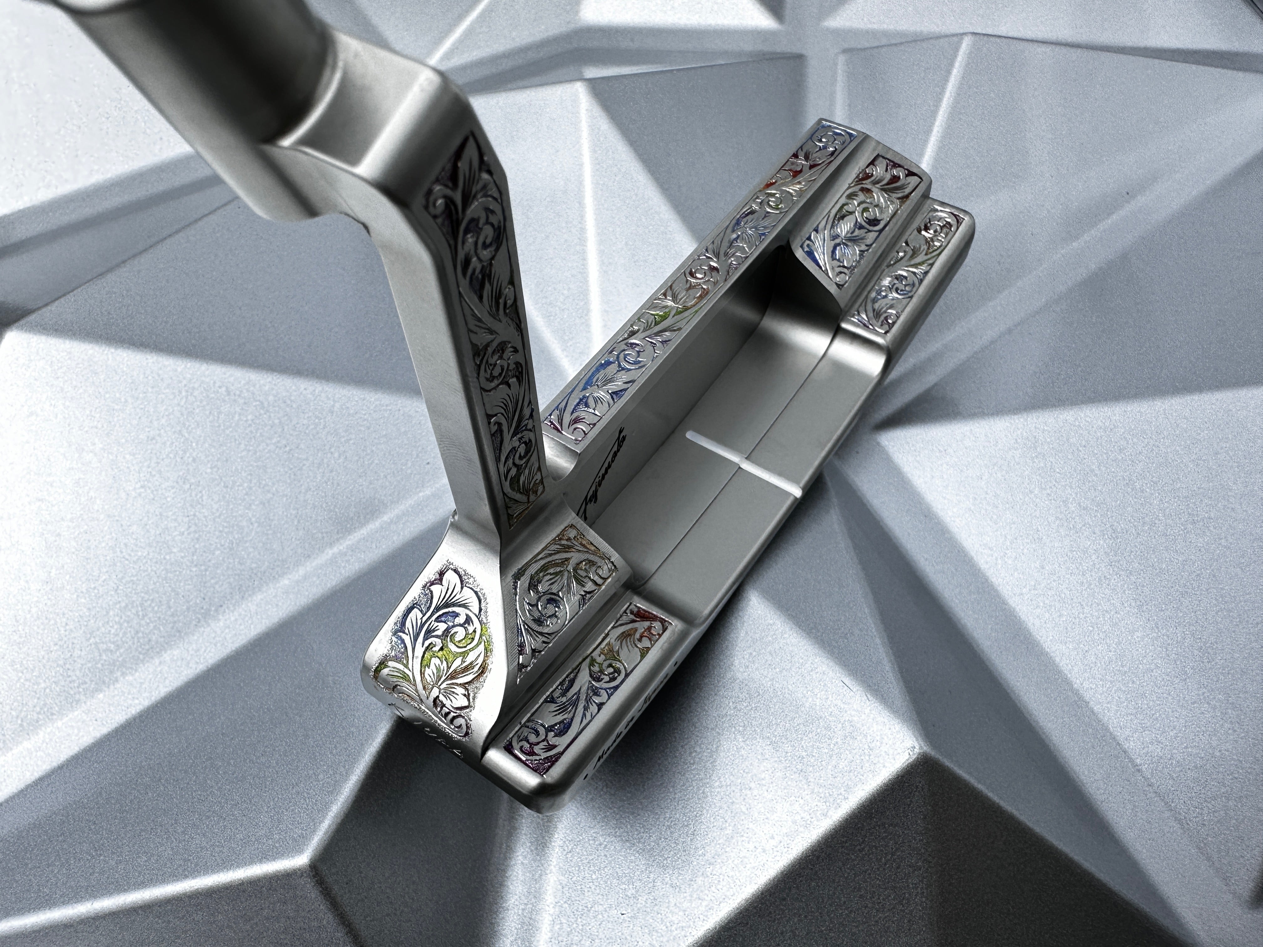 Fujimoto Golf Putter 303 Chromatic Hand Engraved Iura V2