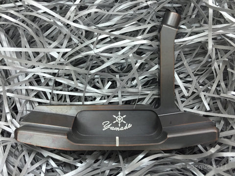 Yamada Golf Emperor Smoked Black Lefty Handmade Putter Head Only - torque golf