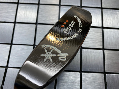 Yamada Golf Lefty Razor Smoked Black Polished Sole - torque golf