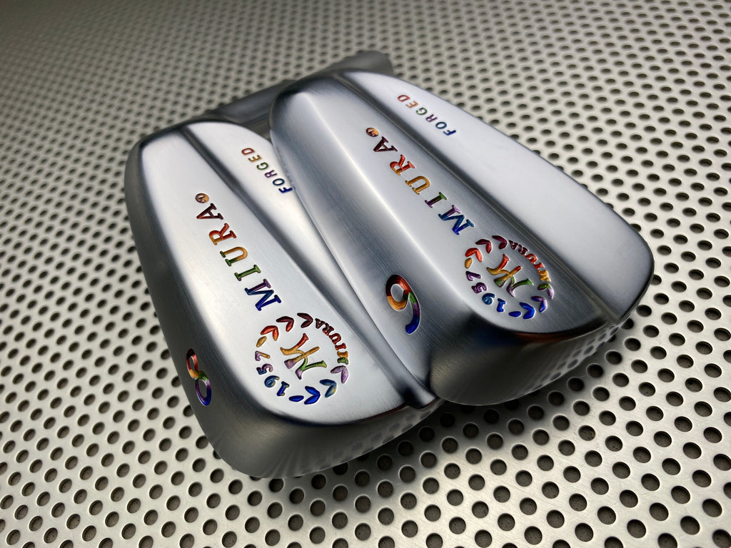 Miura Golf Irons Baby Blades Chromatic Paint Fill
