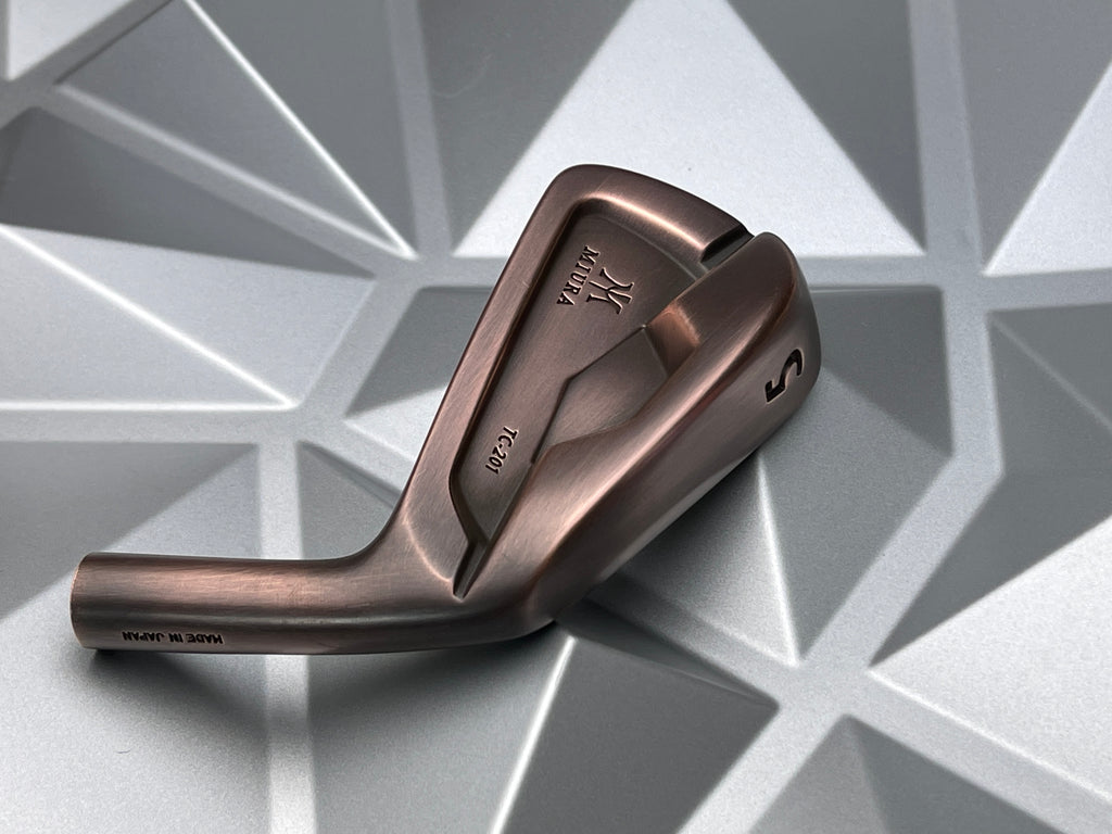 studie labyrint fabriek Miura Golf Irons TC-201 in Brushed Black Copper – torquegolf