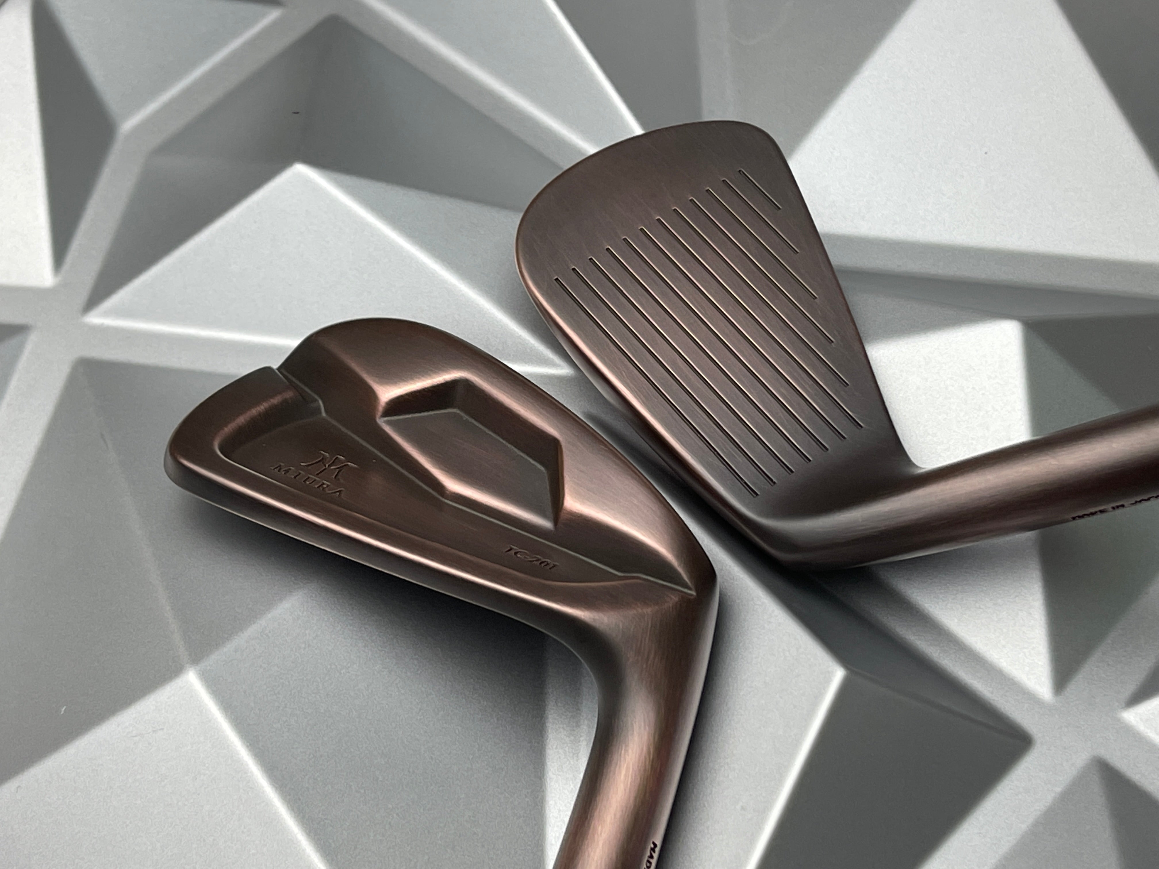 Miura Golf Irons TC-201 in Brushed Black Copper