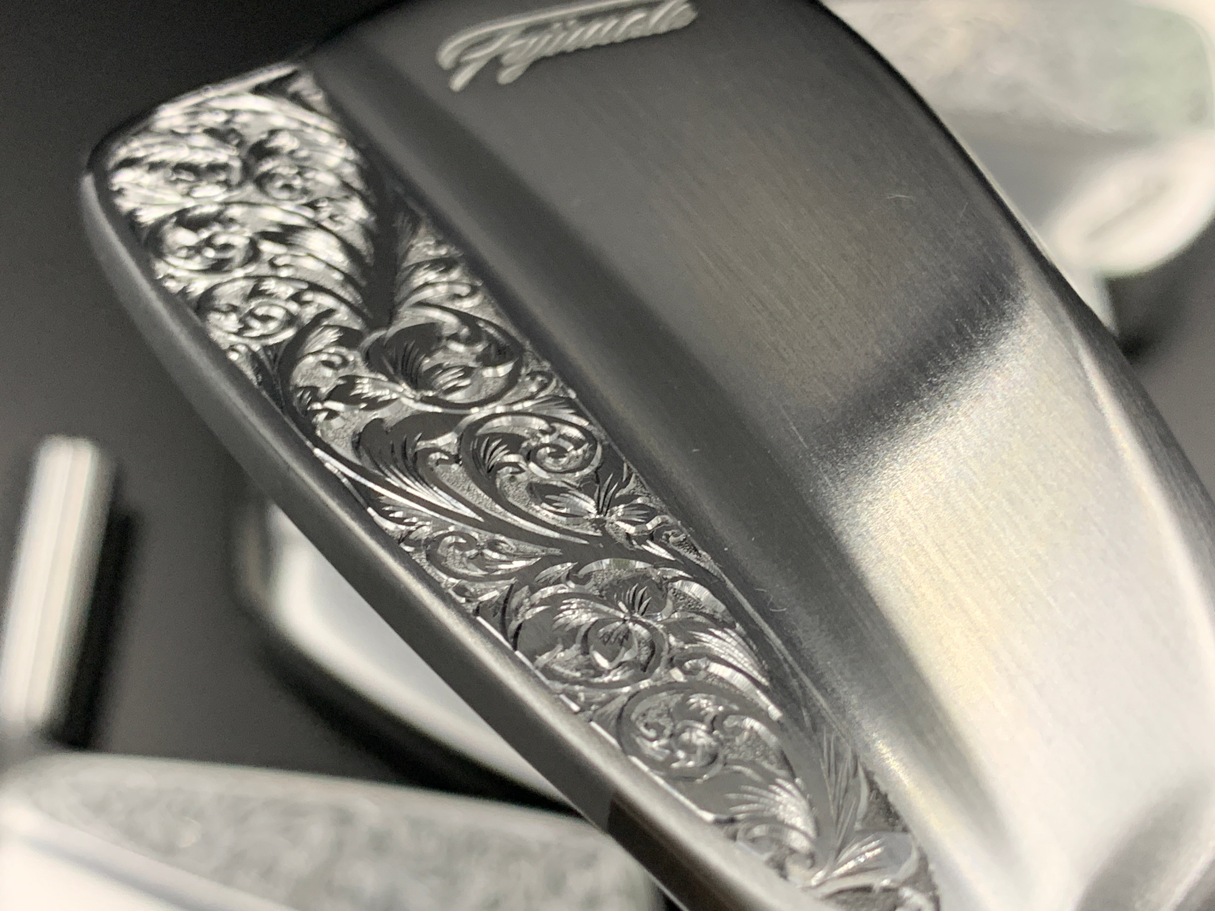 Fujimoto Golf Iron Handcrafted Hand Engraved Iura Irons