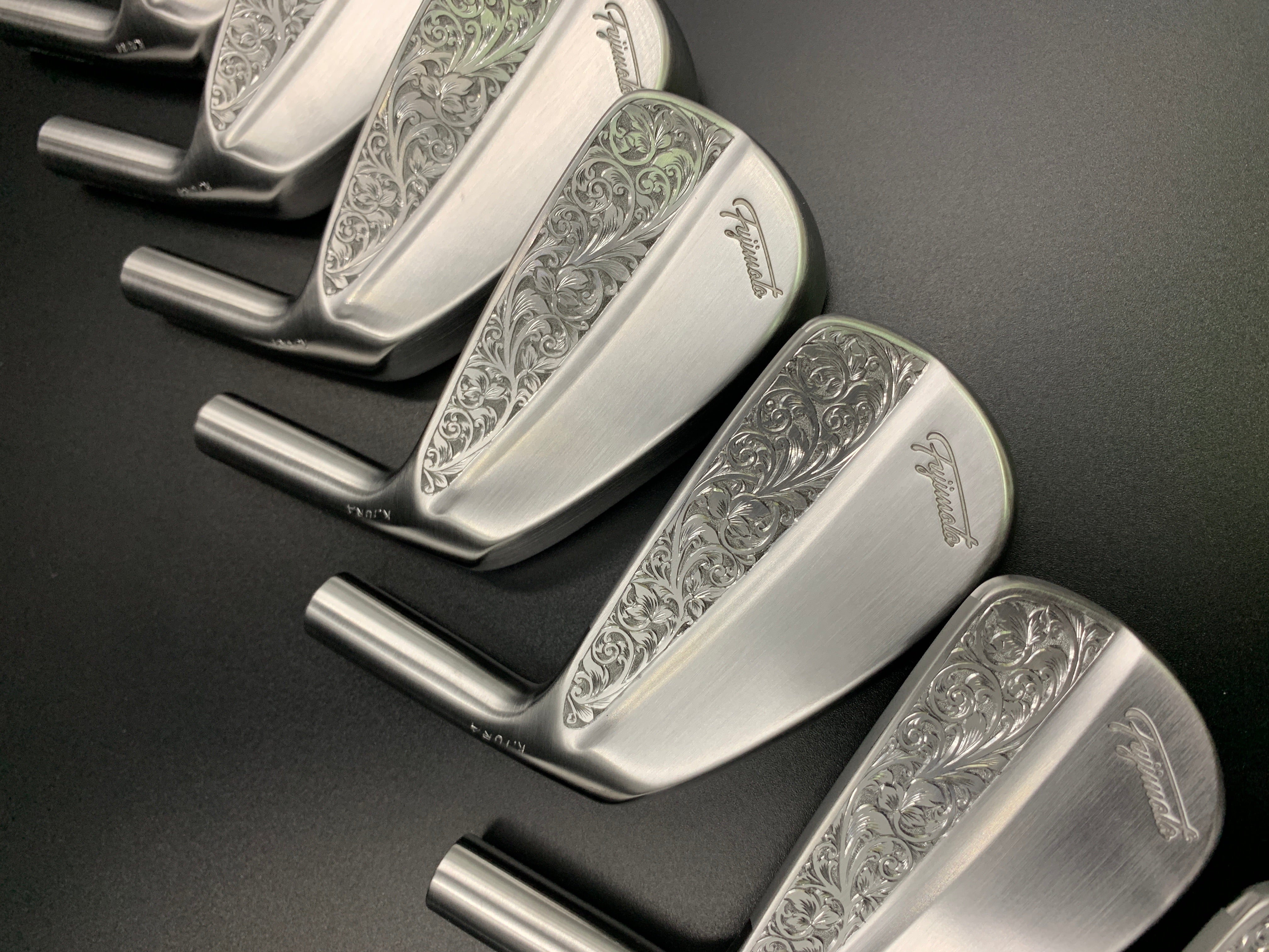 Fujimoto Golf Iron Handcrafted Hand Engraved Iura Irons