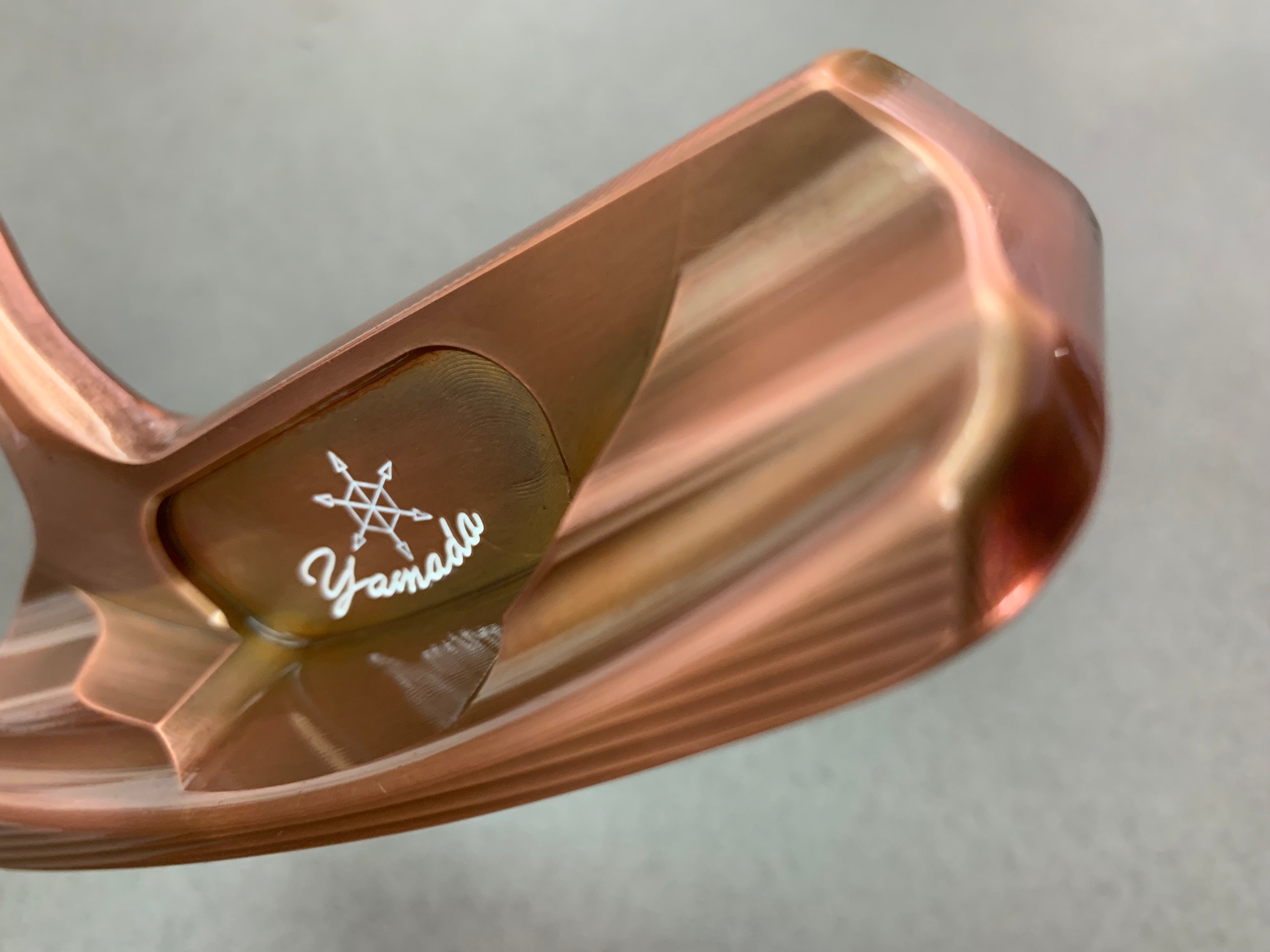 Yamada Golf Samurai Burnt Copper Handmade Putter Shafted