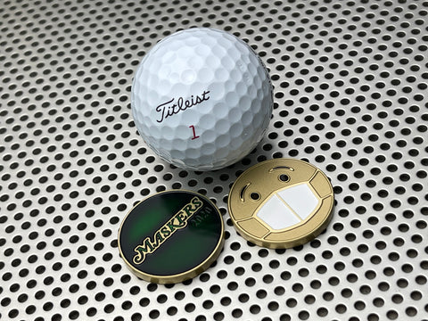 Maskers 2020 Golf Ball Marker by Kingdom Golf