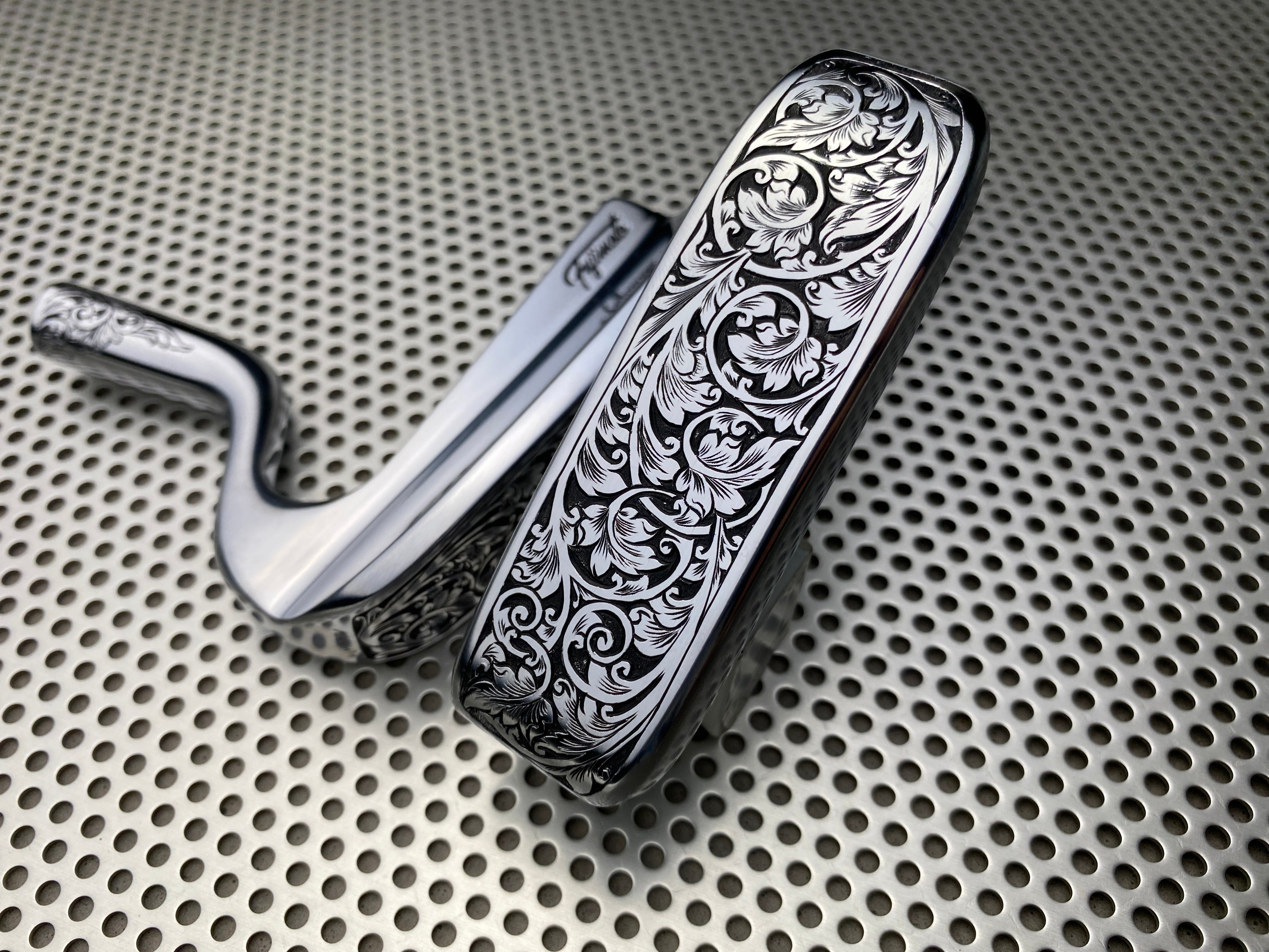 Fujimoto Golf Putter Hand Engraved Iura & Handmade by Ryouhei Fujimoto